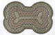 Earth Rugs DB-51 Fir / Ivory Large Dog Bone 18" x 28"