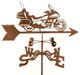 Touring Motorcycle Weathervane With Roof Mount