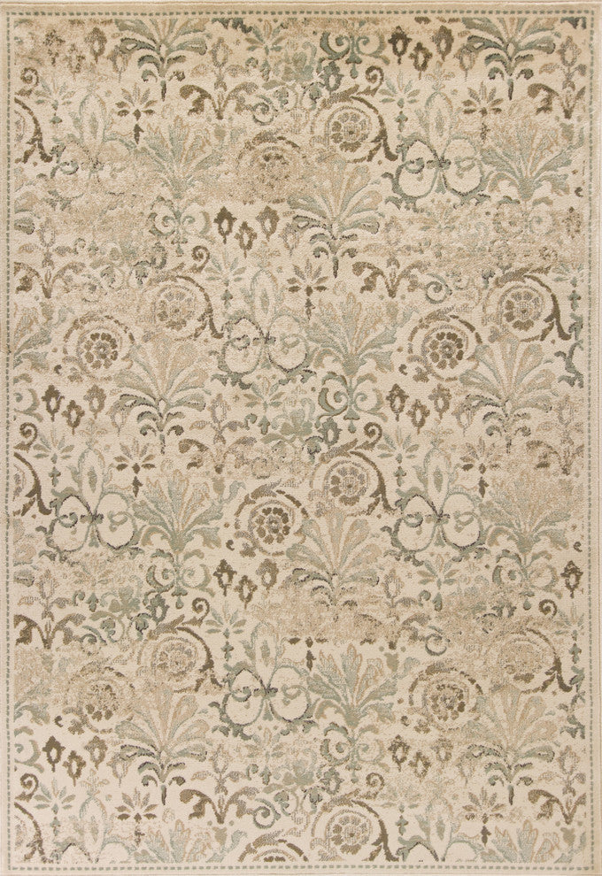 Heritage 9355 Sage Accents Rug, 7'7"x10'10"