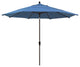 11' Bronze Auto-Tilt Crank Aluminum Umbrella, Pacifica, Capri