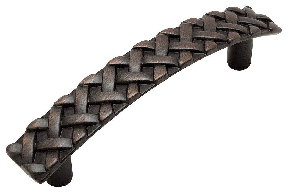 Cosmas 7066ORB Oil Rubbed Bronze Braided Cabinet Pull, Set of 5