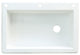 33-in x 22-in Drop-in Radius Granite Kitchen Sink