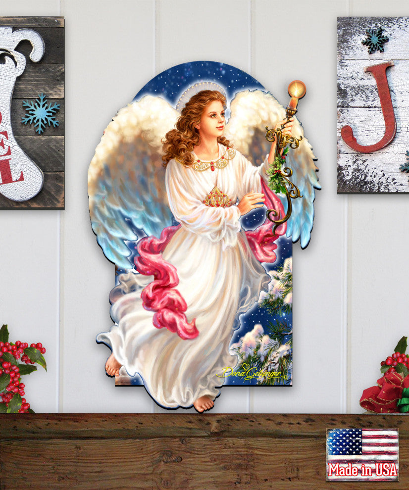 Angel of the Light Wall and Door Hanger by Dona Gelsinger