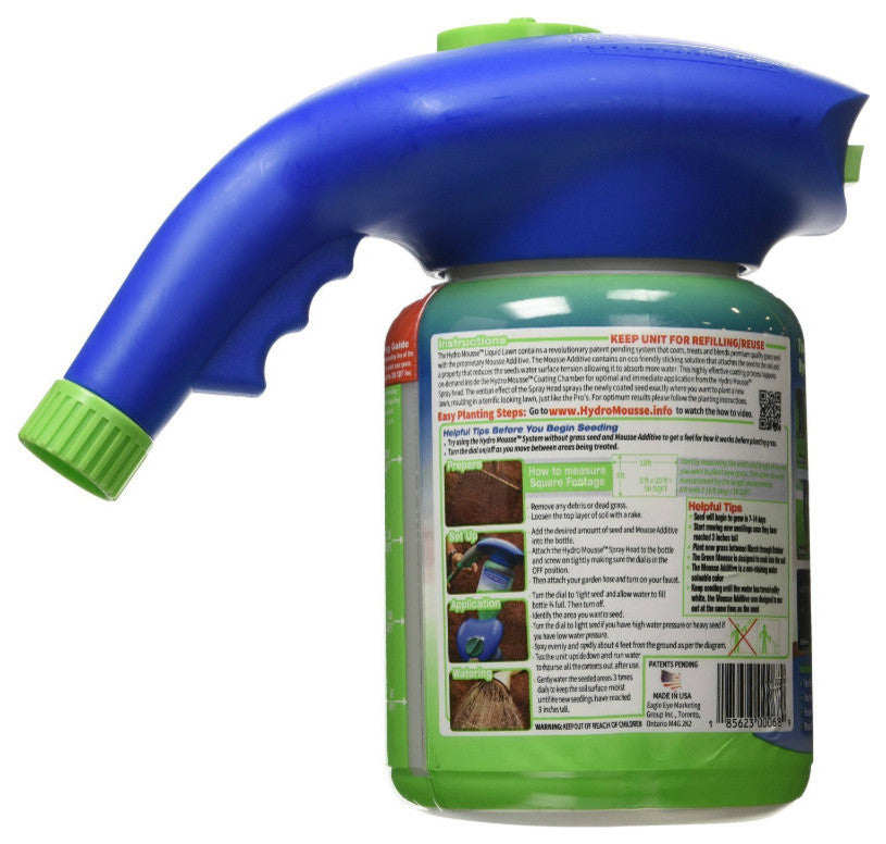 Hydro Mousse 15000-6 Liquid Lawn with Spray N' Stay Technology, As Seen On Tv