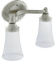 Moen YB2862BN Eva Brushed Nickel Two-Globe Bath Light Fixture