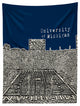 Deny Designs Bird Ave University of Michigan Navy Tapestry
