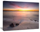 "Beautiful Natural Sea During Sunrise" Seashore Canvas Print, 40"x30"