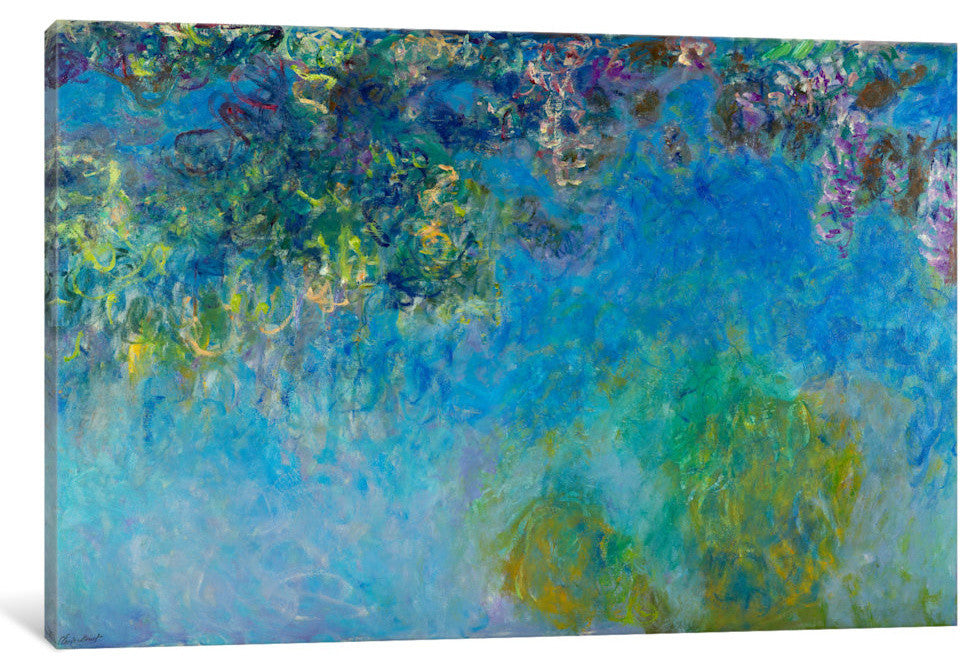 "Wisteria" Wrapped Canvas Art Print, 26x18x1.5