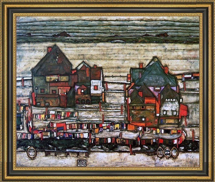 Egon Schiele Houses Laundry (Seeburg II)