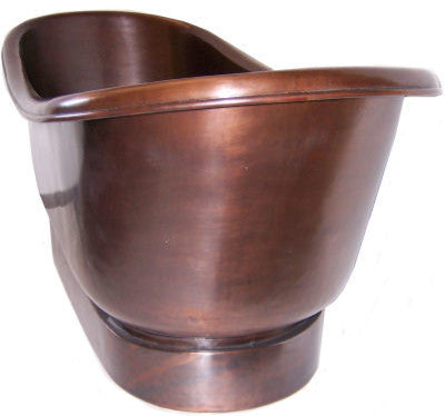 Smooth Copper Bath Tub