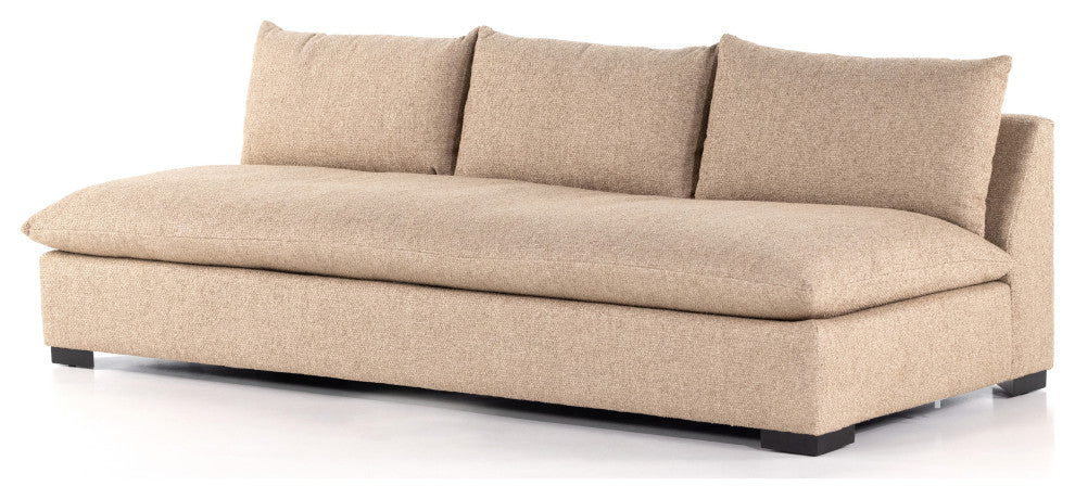 Grant Armless Sofa, 94", Heron Sand
