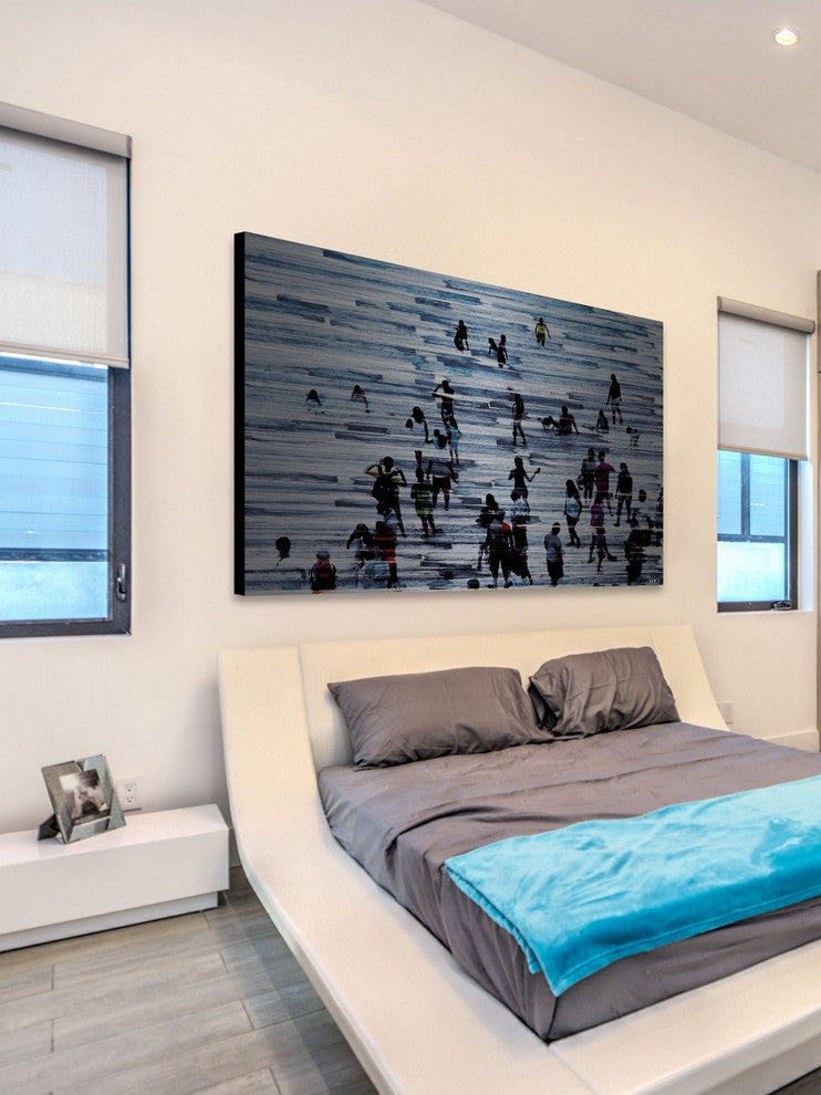 "Frescos" Print on Brushed Aluminum, 60"x40"