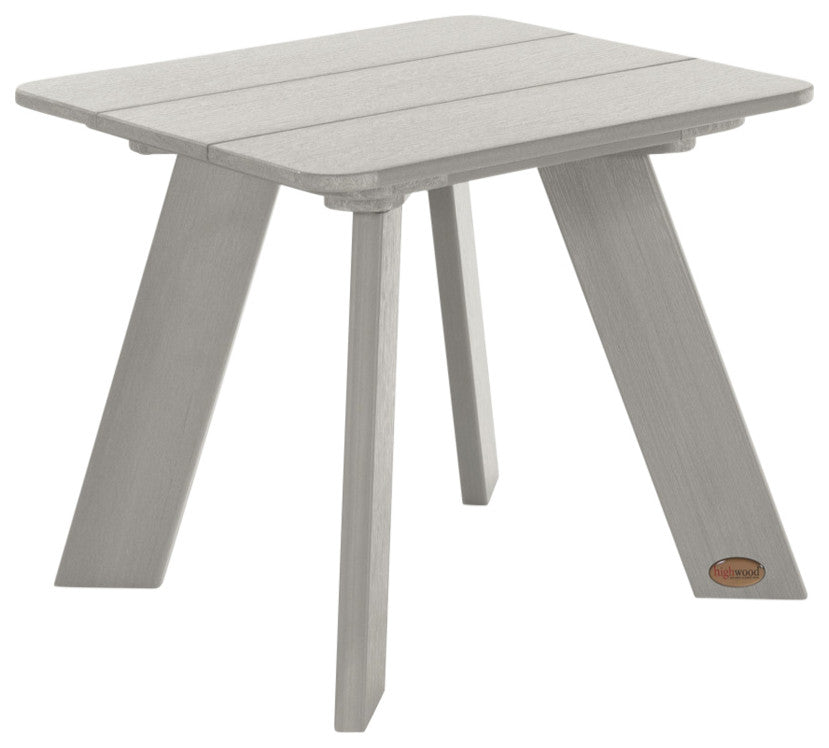 Italica Modern Side Table, Harbor Gray