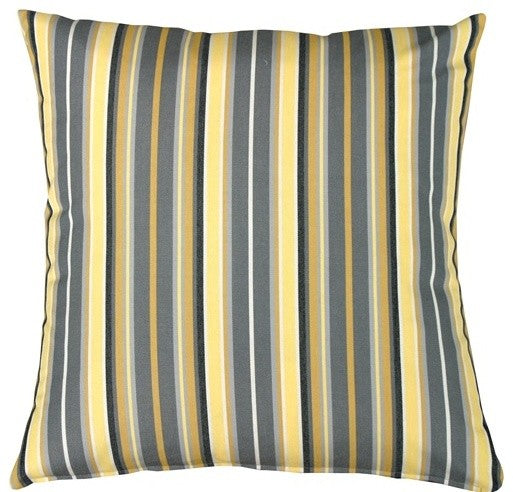 Pillow Decor - Sunbrella Foster Metallic 20 x 20 Outdoor Pillow