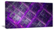 Purple Abstract Metal Grill, Oversized Abstract Canvas Art Print, 60x28