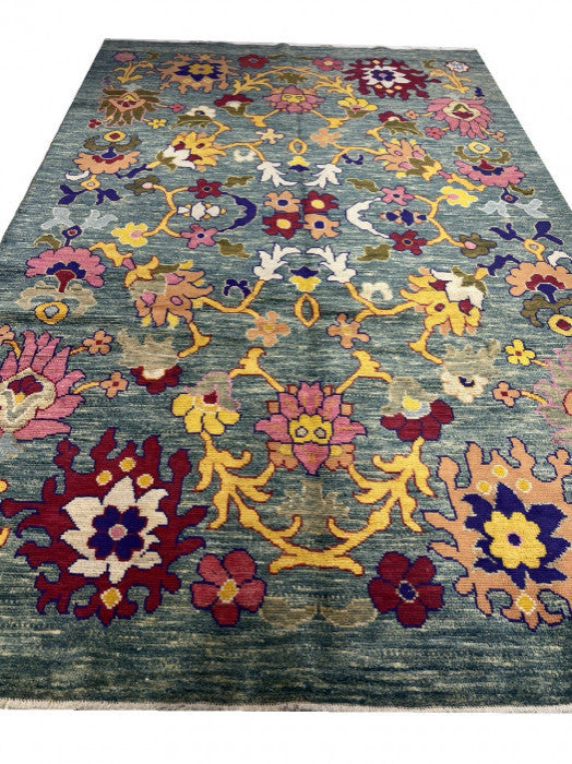Fine Hand Knotted Persian Sultanabad Rug 6'5"x10'