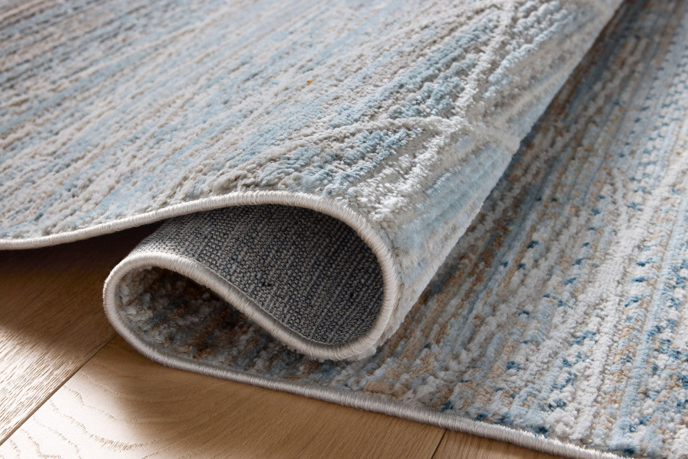 Loloi Townes Natural / Sky 2'-7" x 7'-6" Runner Rug