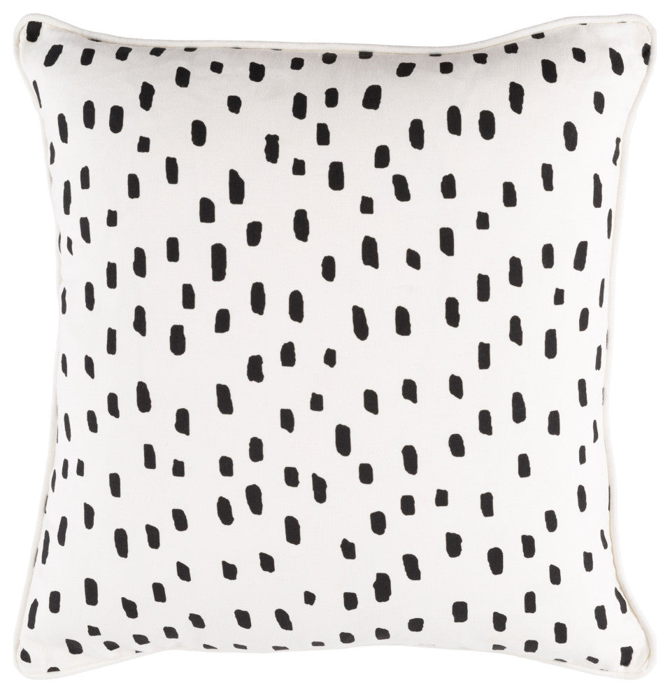 Glyph GLYP-7074 Pillow Cover, Black, 18"x18", Pillow Cover Only