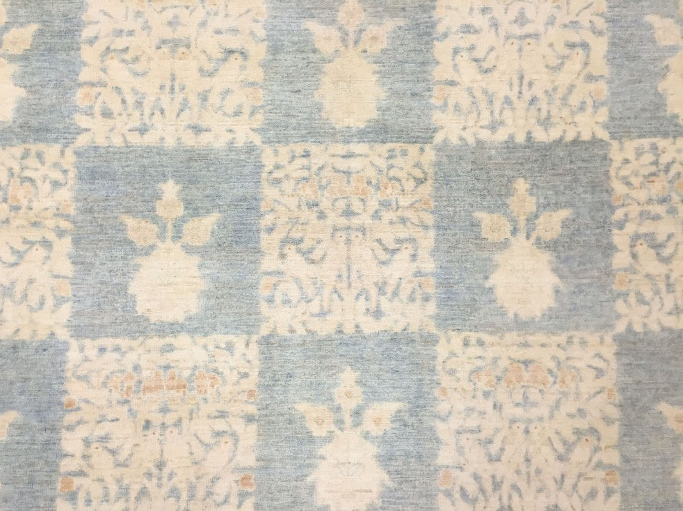 Faded Peshawar Ansley Light Blue/Light Blue Rug, 8'10x11'9