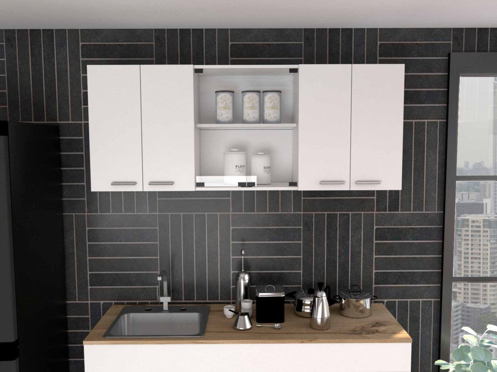 Yuma 59" Wall Cabinet, White