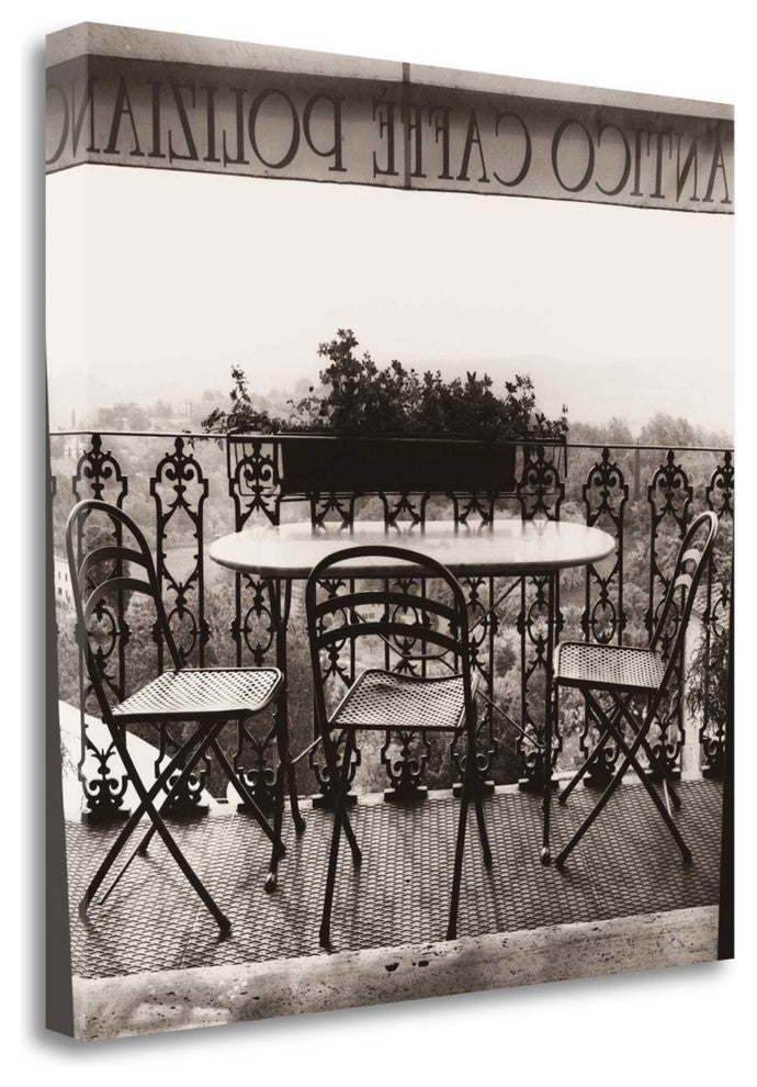"Lantico Caffe" By Alan Blaustein, Giclee Print on Gallery Wrap Canvas
