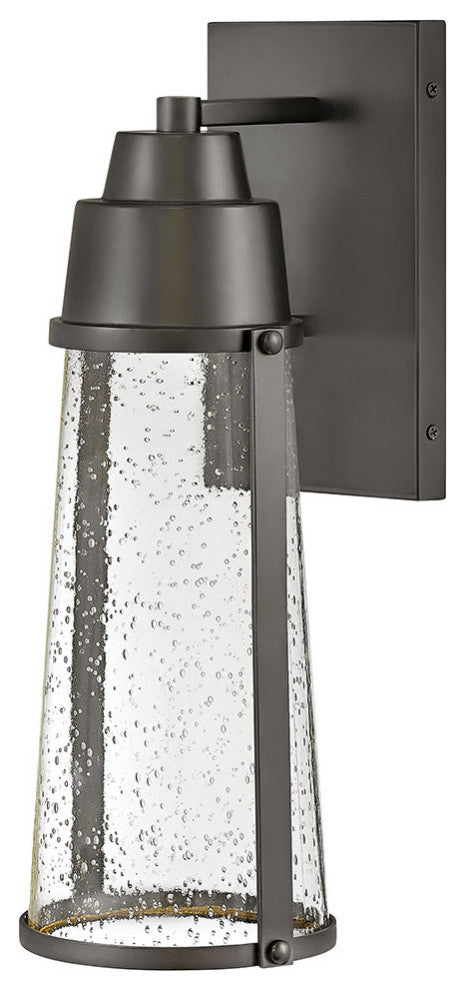 Hinkley Miles Medium Wall Mount Lantern, Black