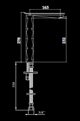 Ikon Luxury Vessel Sink Faucet, Black