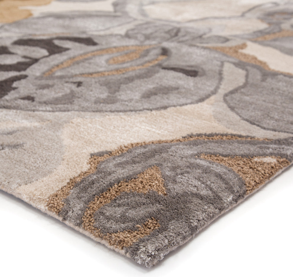 Jaipur Living Petal Pusher Handmade Floral Multicolor/White Area Rug, 3'6"x5'6"