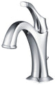 Arlo Single Handle 1-Hole Bathroom Basin Faucet, Lift Rod Drain, Chrome