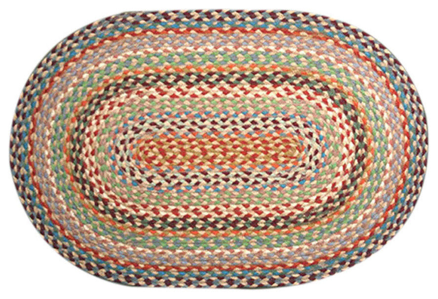 Multi 1 Oval Braided Rug 20"x30"