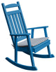 Poly Porch Rocker, Blue, Single Color