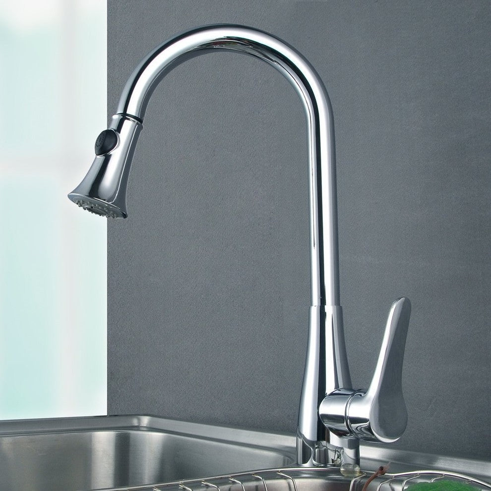 Aveiro Kitchen Sink Faucet With Pullout Sprayer