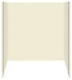Transolid, Shower Surround, 60"x32"x60", Biscuit