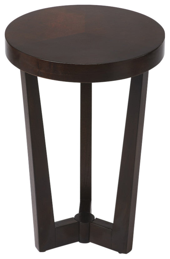 Aphra Side Table, Merlot Brown