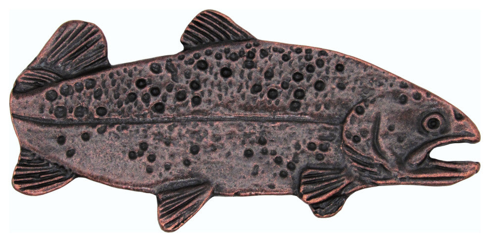 Trout Right Facing Cabinet Knob, 2", Oil Rubbed Bronze
