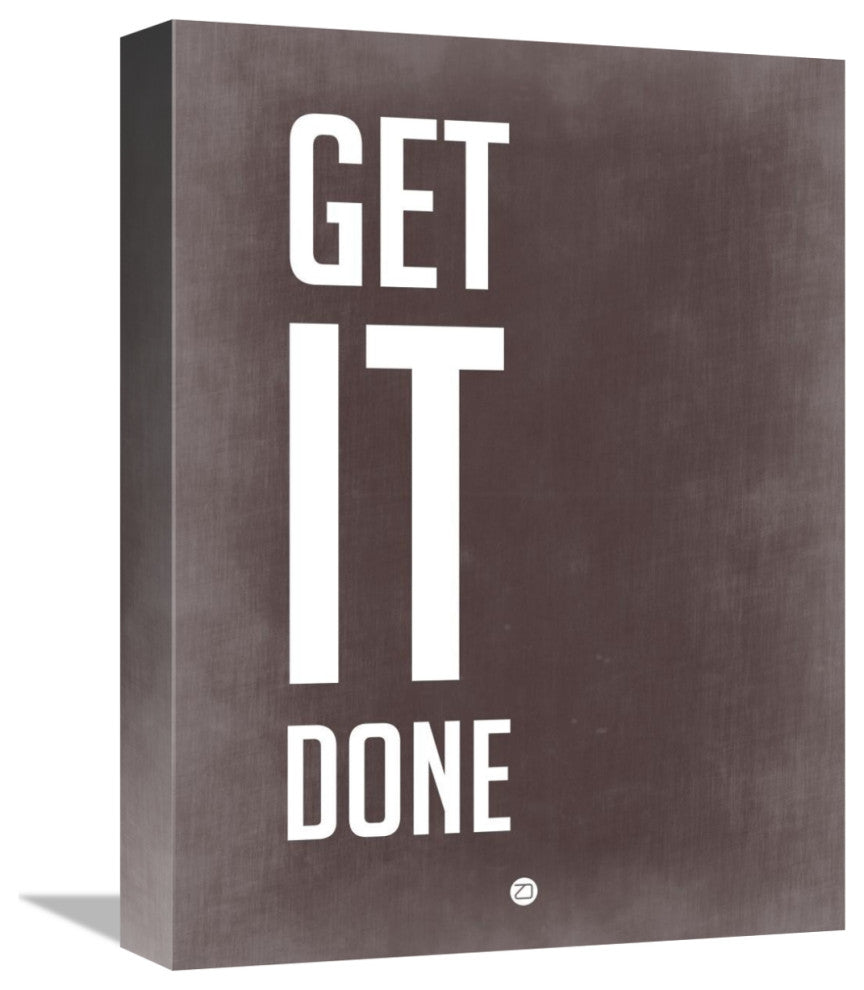 "Get It Done Poster Grey" Fine Art Print