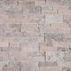 Silver Travertine 6x24 Split Face Ledger Panel, 50 Sq. ft., 6"x24"