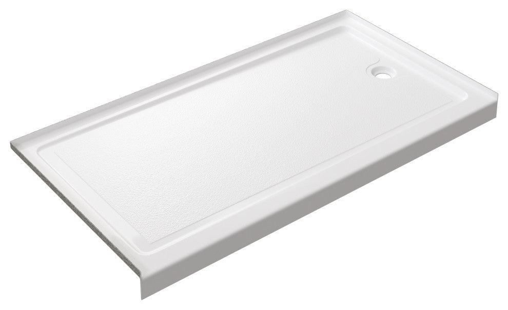 Shower Pan, 60"w X 32"d, Right