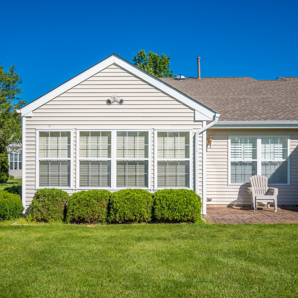 NICOR 100-Watt White Double Cylinder Adjustable Security Flood Light, White