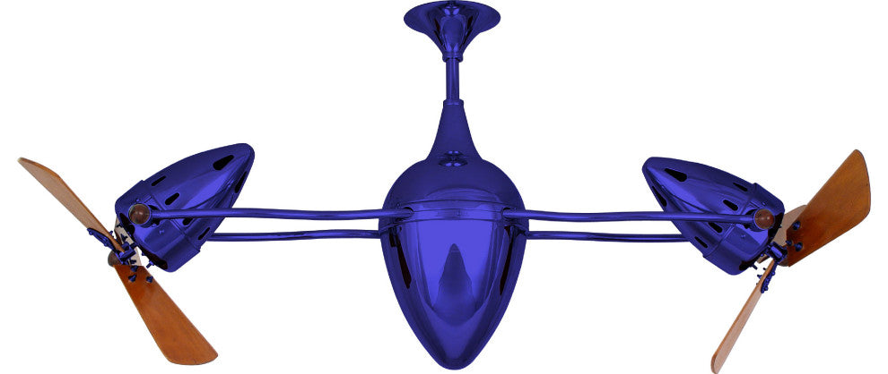 Ar Ruthiane, Rotational Ceiling Fan, Safira Finish, Mahogany Blades