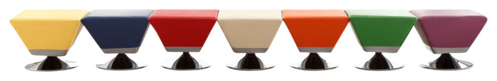 Manhattan Comfort 7-Piece Diamond Ottomans