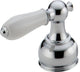 Delta Porcelain Lever Handle Set, Chrome, H212