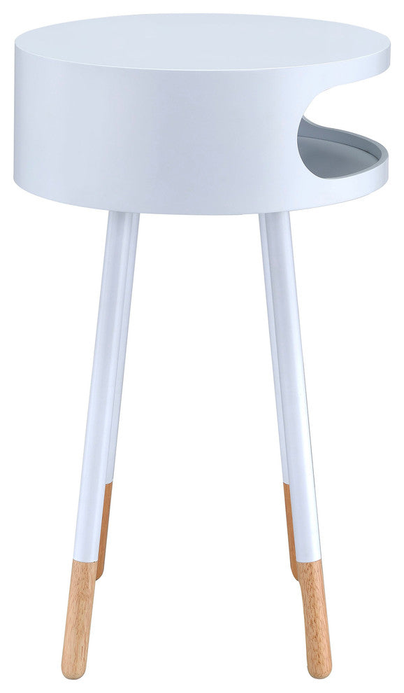 Soneto Collection End Table, White