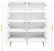 Acme Gaines Accent Cabinet White High Gloss Finish