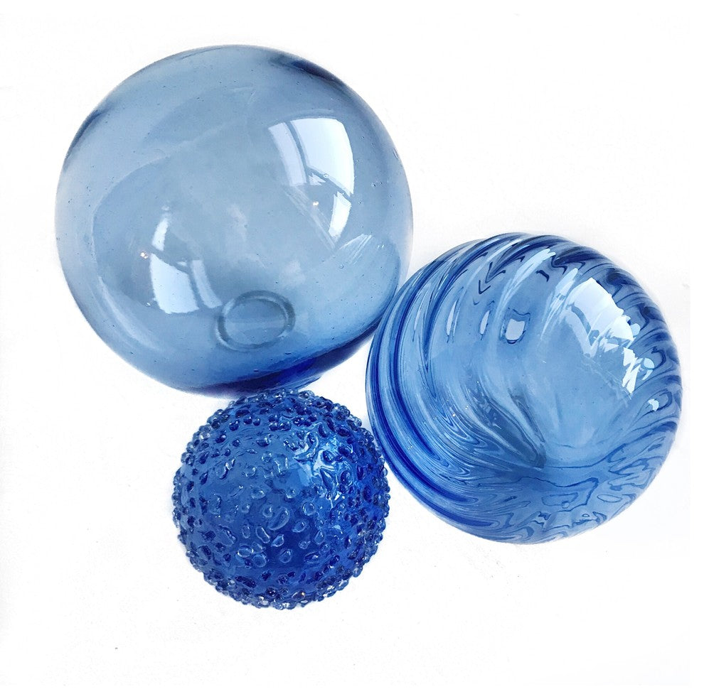 Sphere Set of 3, Denim