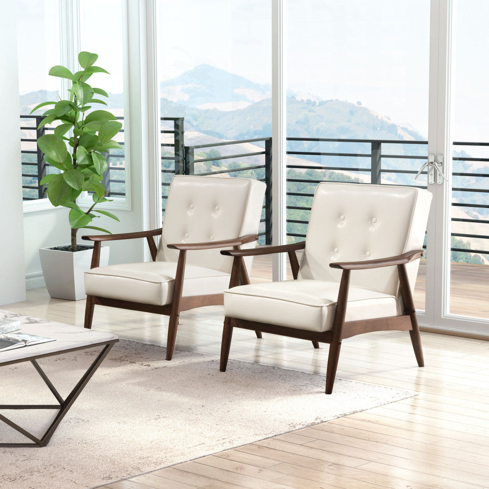 Rocky Arm Chair White