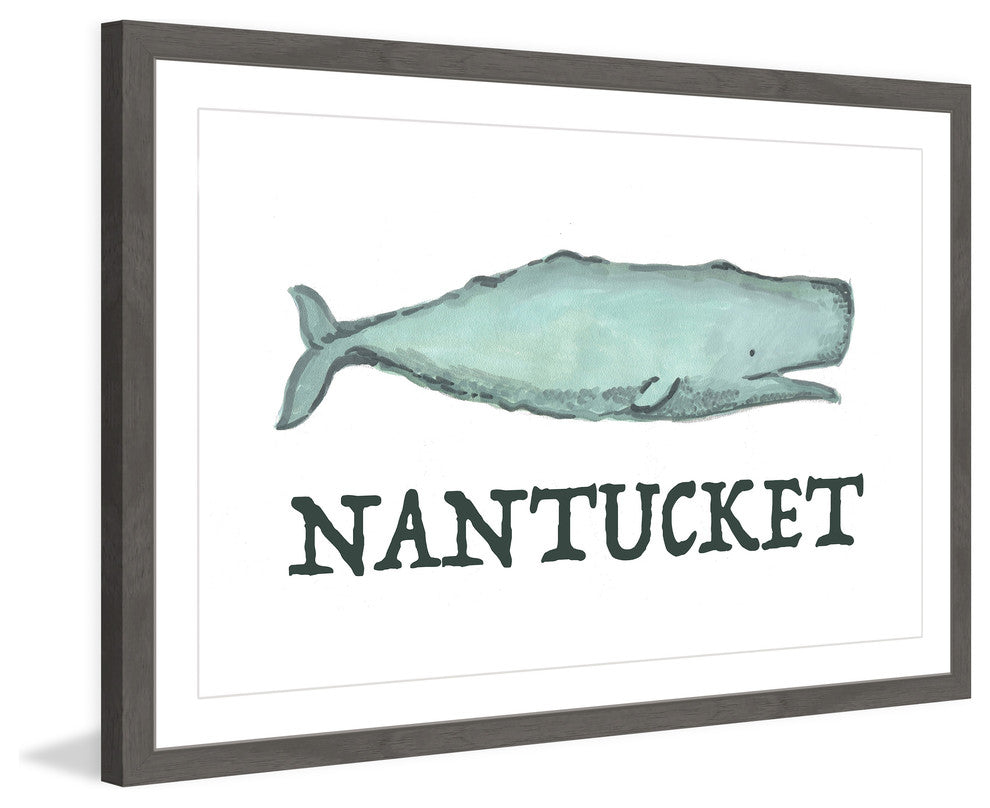 "Long Live Nantucket" Framed Painting Print, 36x24