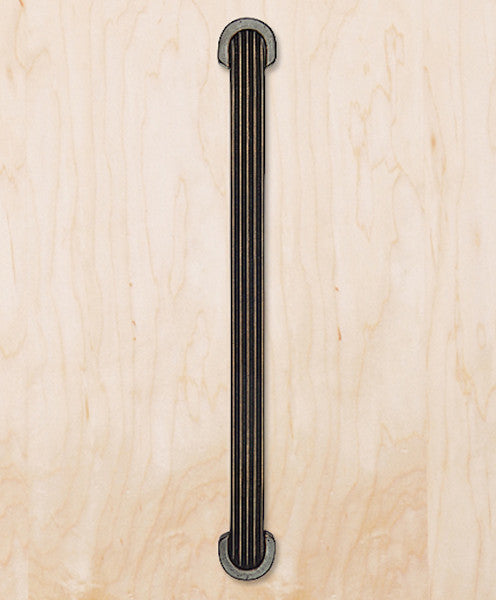 Ribs Appliance Pull 8", Polished Pewter