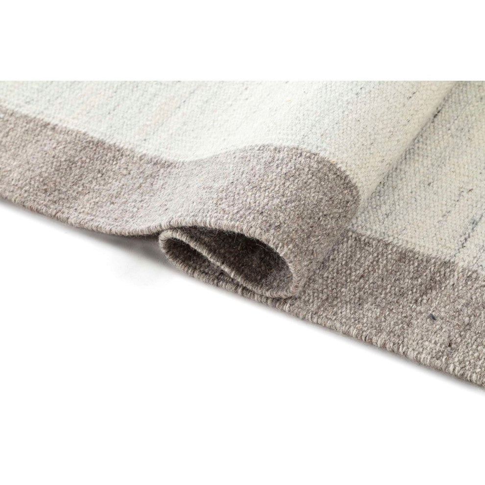 Nu Maison Soft Border Area Rug, Charcoal, 2'6"x8'