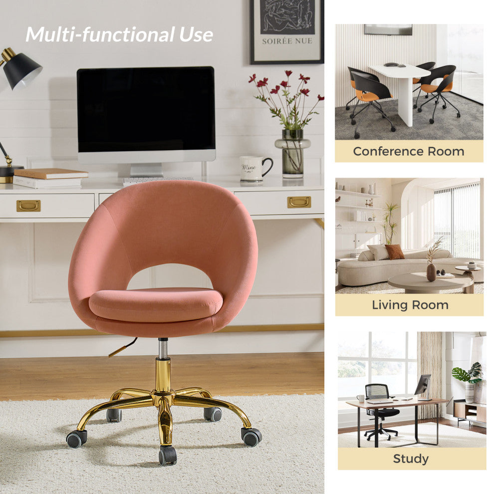 Savas Task Chair, Pink